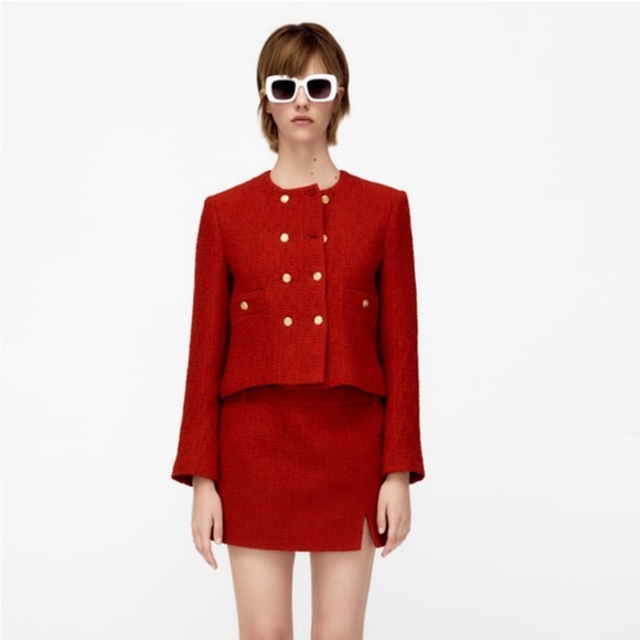 Zara textured skirt - Picture 4 of 4